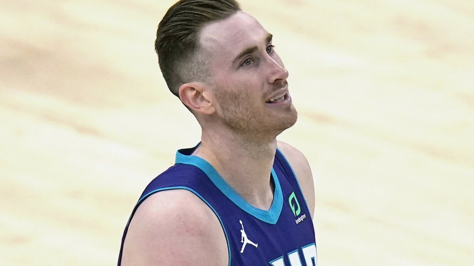 Gordon Hayward podczas meczu Charlotte Hornets - Utah Jazz Monday, 23.02.2021 r.