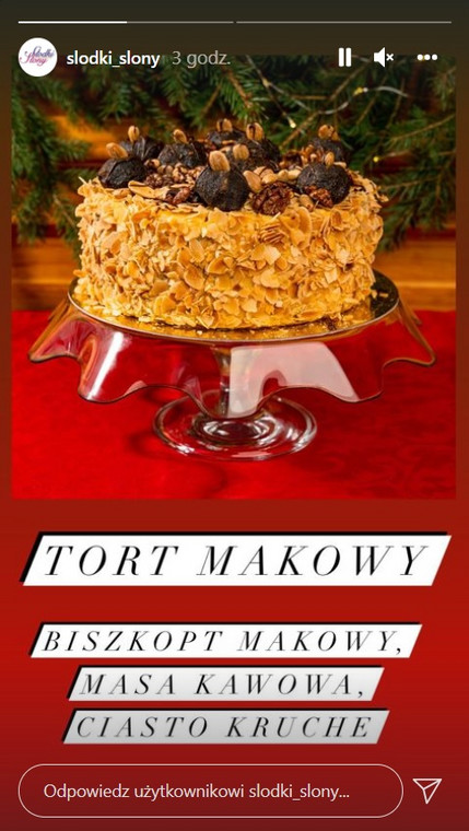 Tort makowy w cukierni "Słodki Słony"