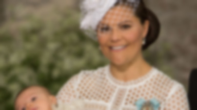 Szwedzka rodzina królewska na chrzcinach księcia Oscara
