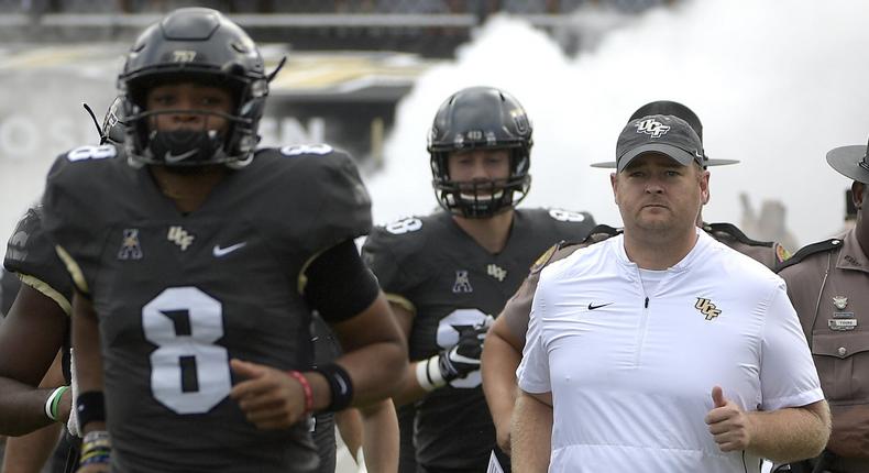 Central Florida head coach Josh Heupel has done everything he can and it is not enough.