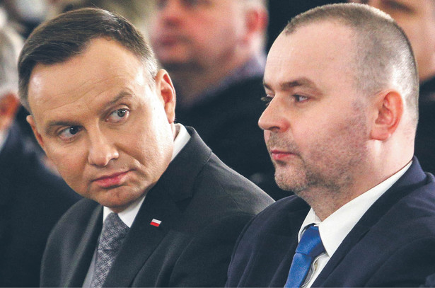 Andrzej Duda i Paweł Mucha