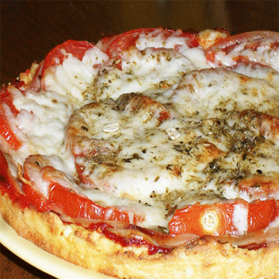 Túró alapú pizza