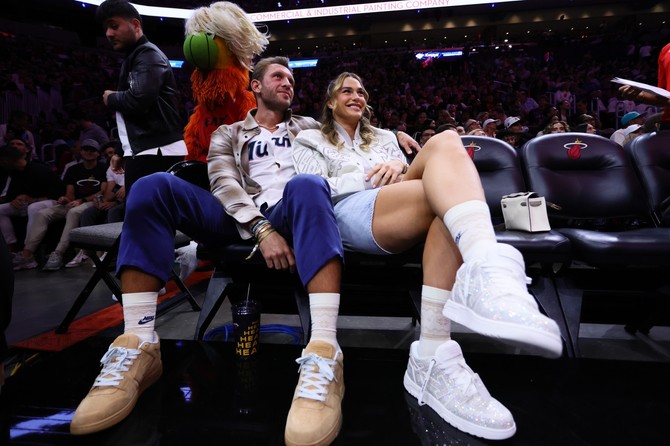 Jorgos Frangulis i Arina Sabalenka