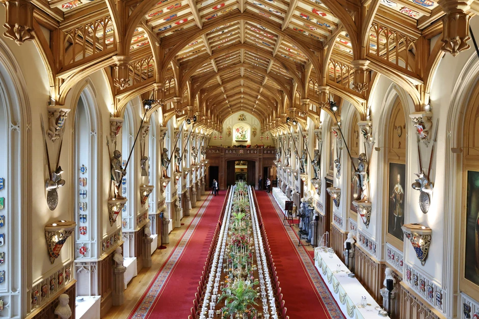 Državni banket počeo je u dvorani Svetog Đorđa u Vindzorskom zamku