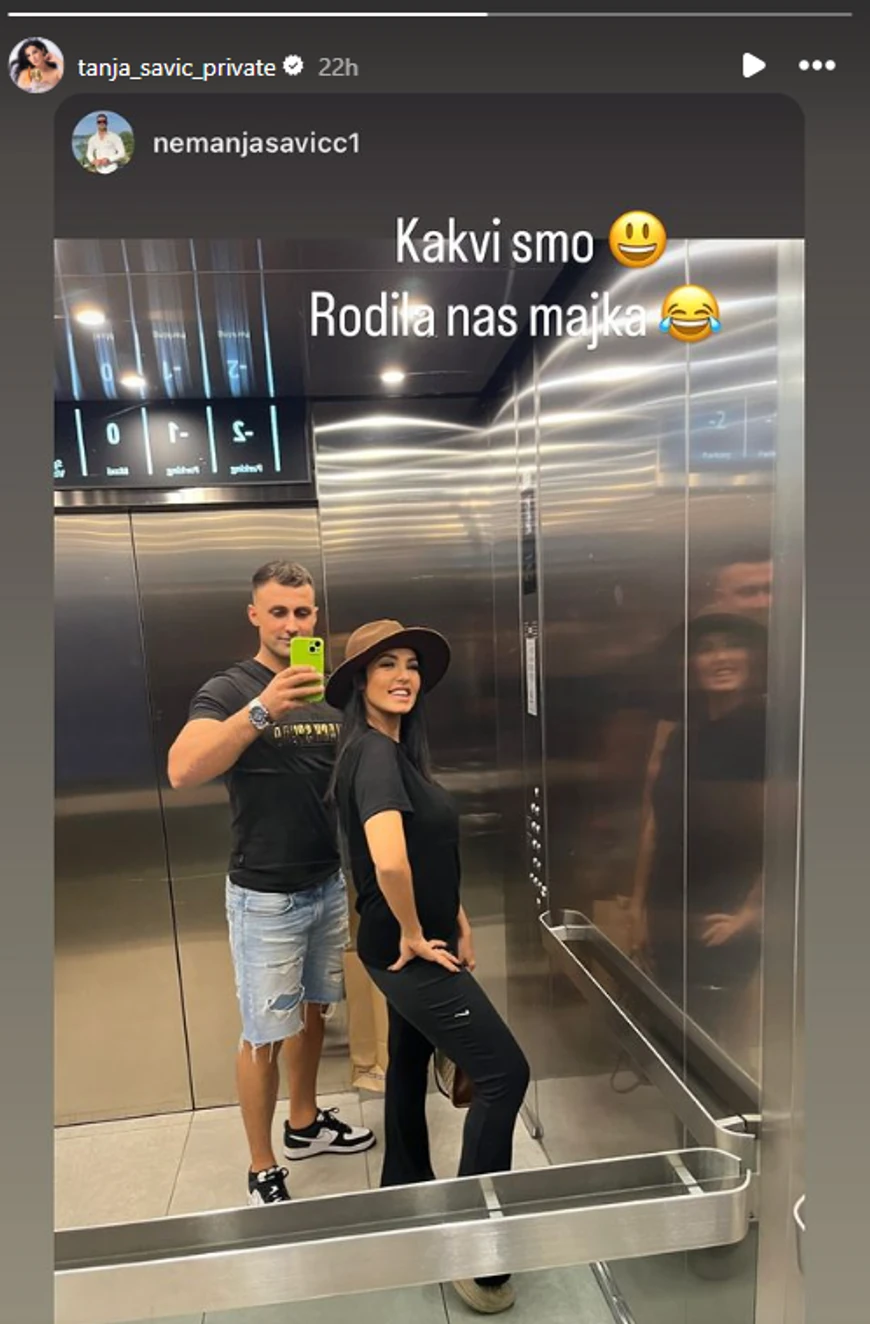 Tanja i Nemanja Savić (Foto: Instagram)