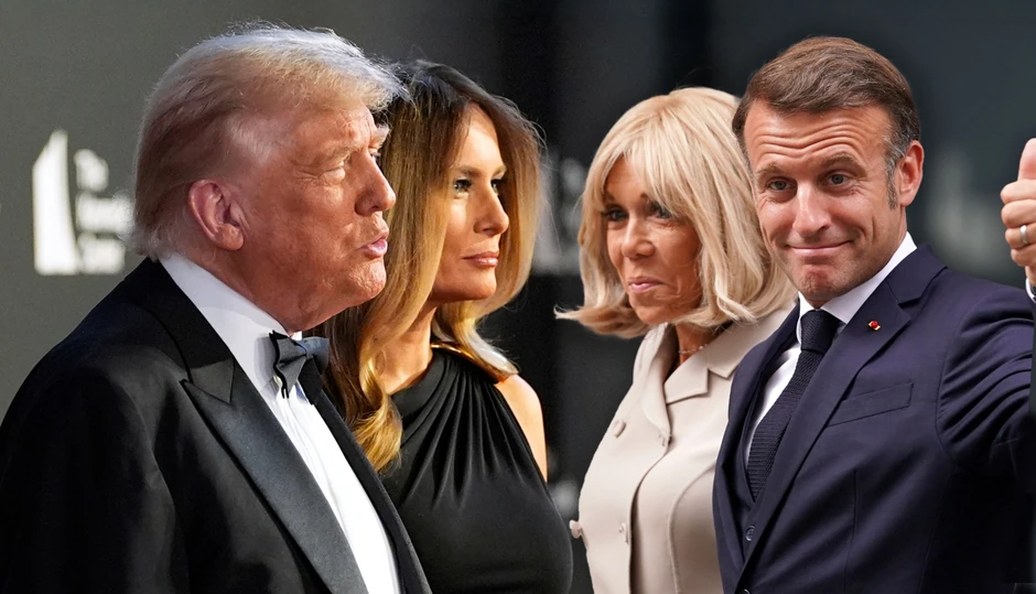 Melanija i Donald Tramp - Brižit i Emanuel Makron