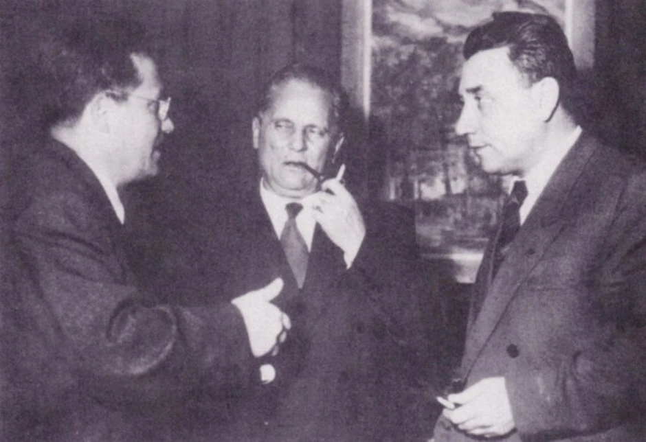 Edvard Kardelj, Josip Broz i Aleksandar Ranković