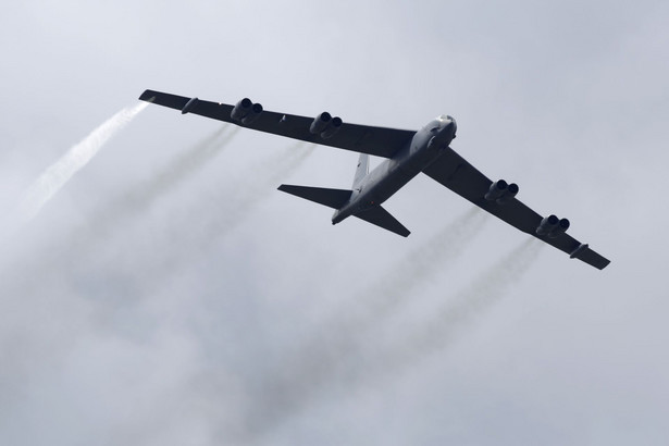 Bombowiec strategiczny B-52.