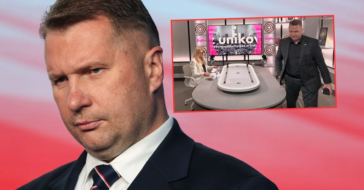 Пшемыслав Чарнек покинул студию после ссоры с журналистом. «Это было отвратительно»