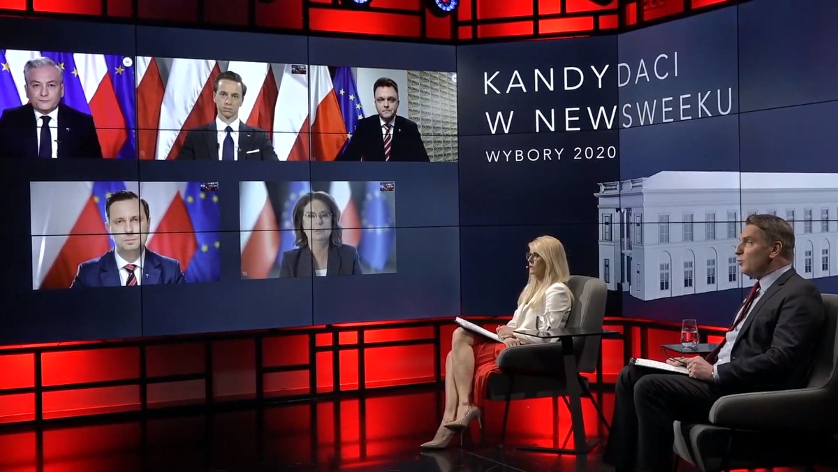 Wybory 2020. Debata prezydencka "Newsweeka"