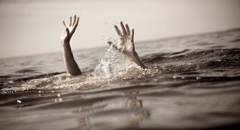 Drowning person