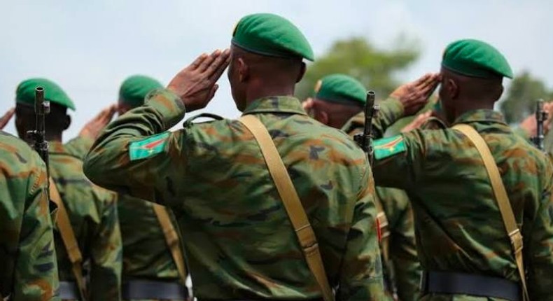 Congo law enforcers  [Source: mining]
