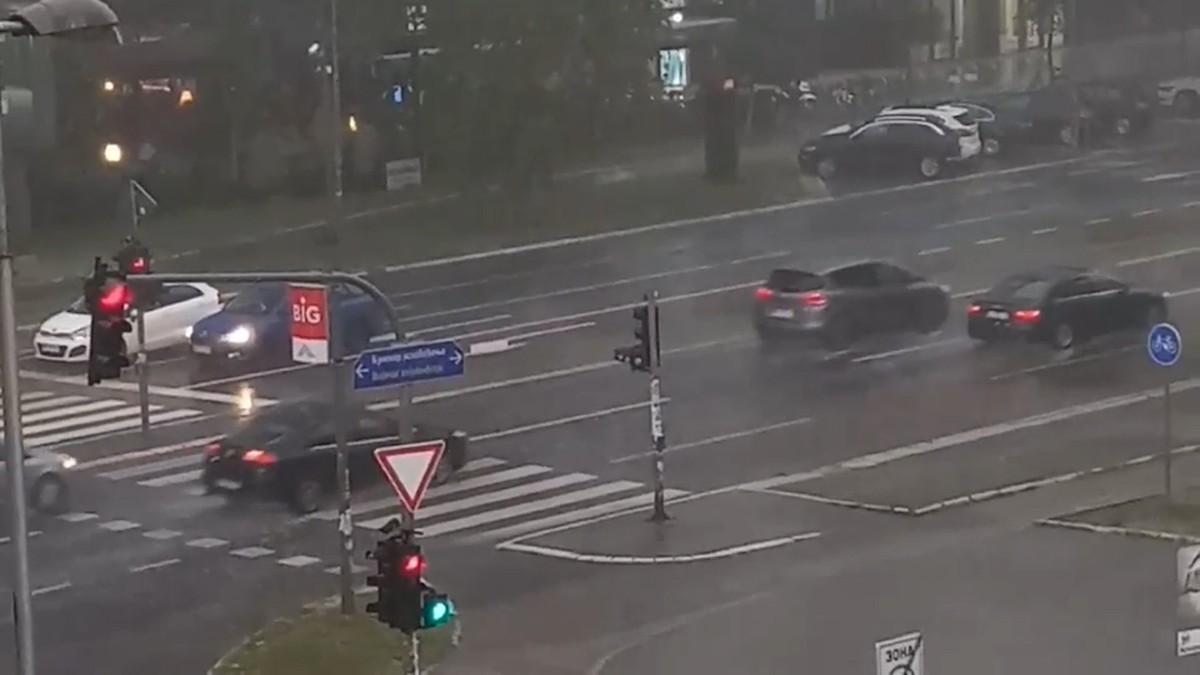 Gewitter in Novi Sad