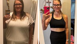 Jennifer Brown said she lost 190 lbs from running every day, changing her diet, drinking more water, and taking GLP-1 medication.Jennifer Brown