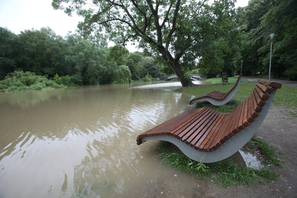 Efekty podtopień w Szczecinie