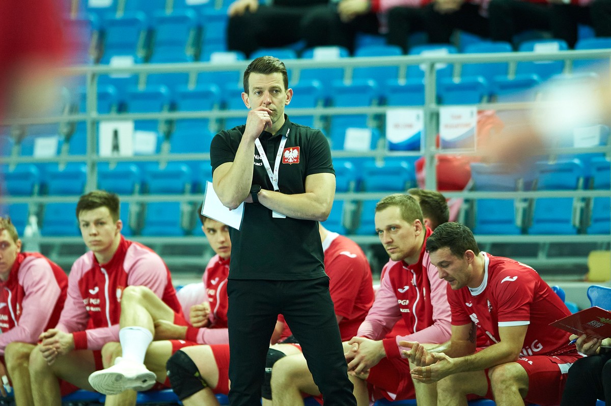 Trener reprezentacji Patryk Rombel