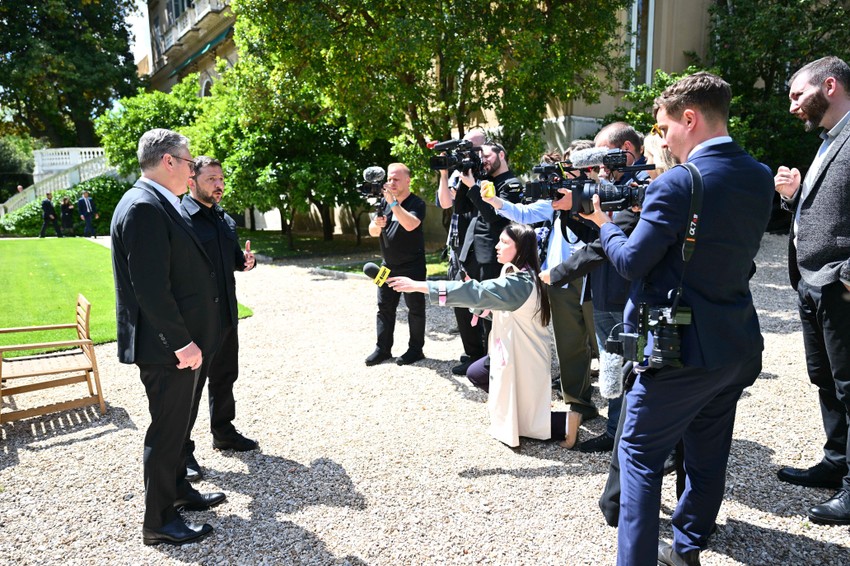 Kir Starmer i Volodimir Zelenski