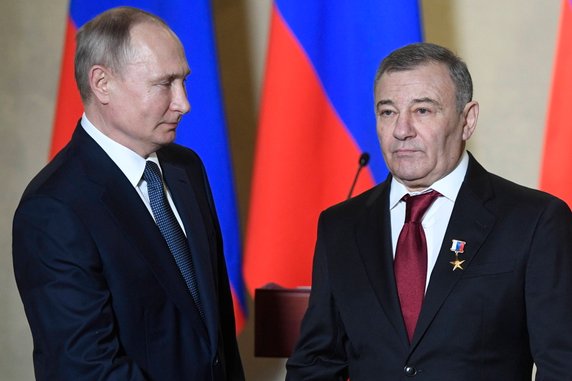 Władimir Putin i Arkadij Rotenberg, 2020 r.