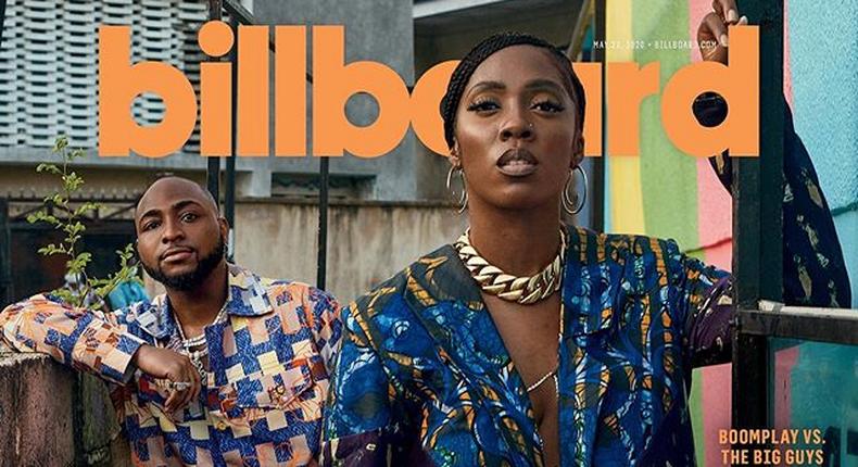 Billboard cover for African stars