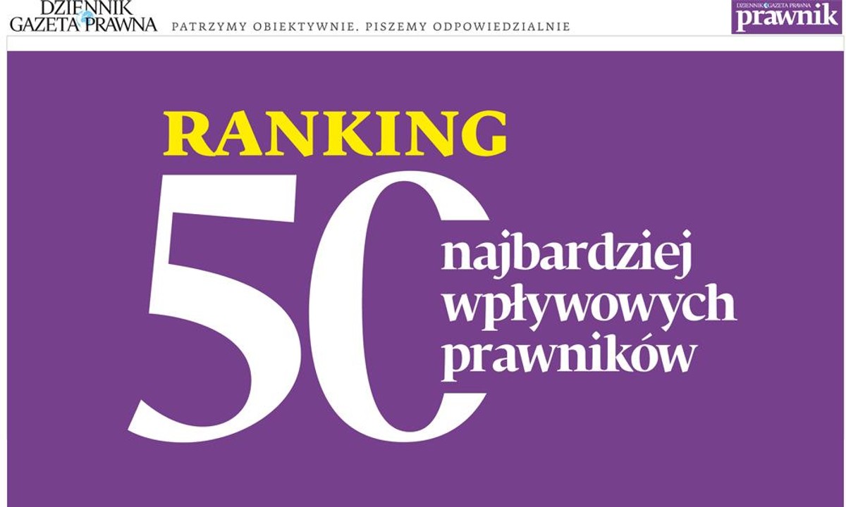 50 najbardziej wpływowych prawników