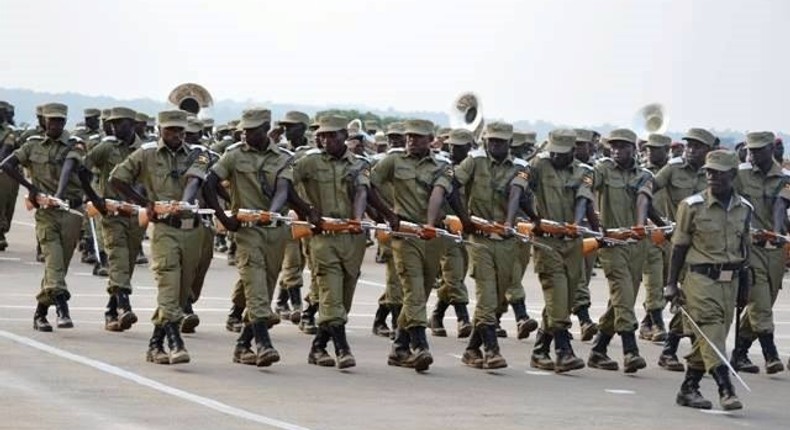 Ugandan Police officers