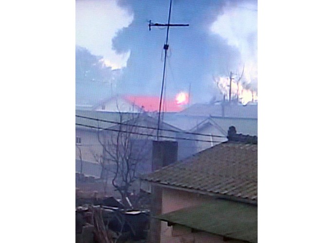 Po północnokoreańskim ataku kilkadziesiąt budynków stanęło w ogniu