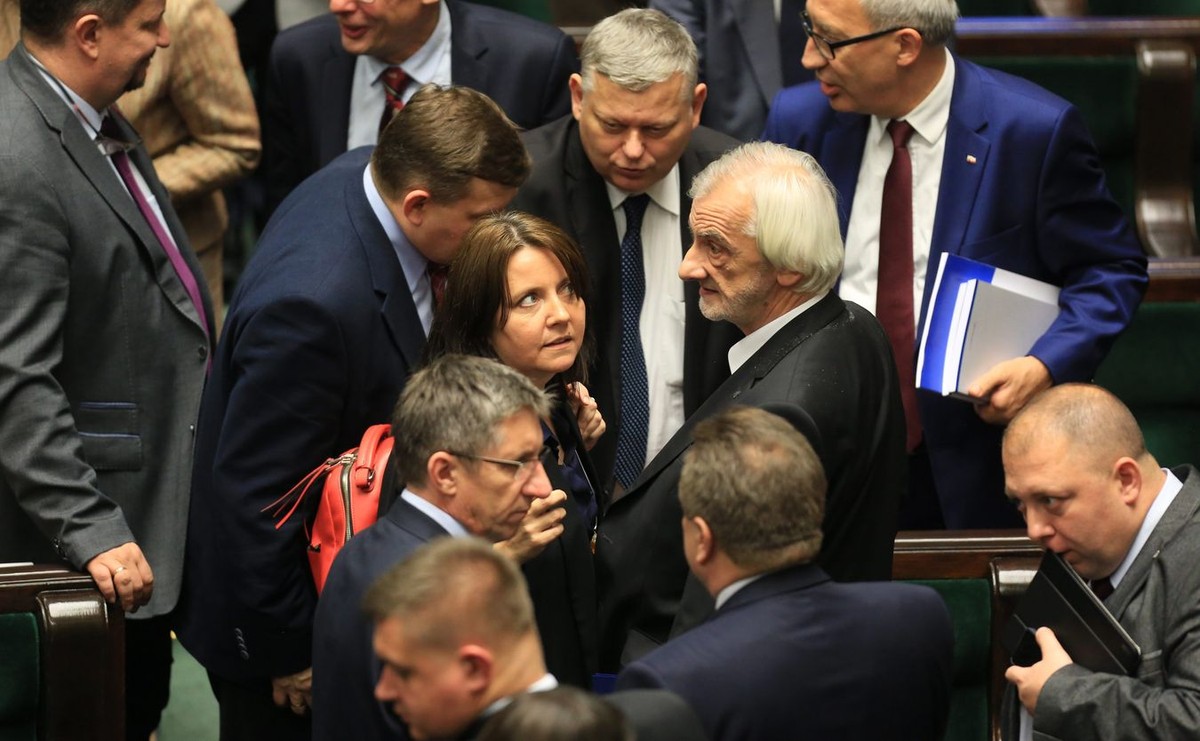 Joanna Lichocka i posłowie PiS