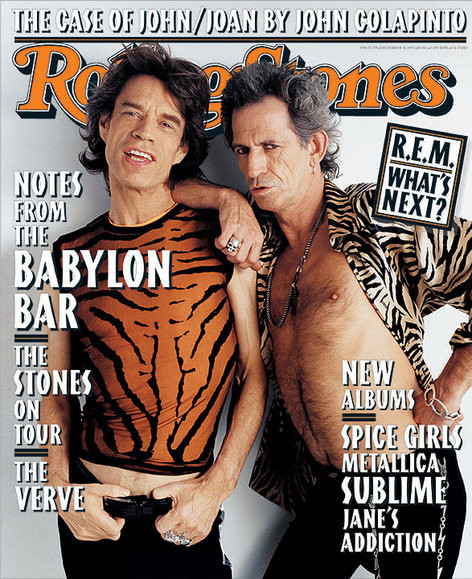 Mick Jagger i Keith Richards na okładce Rolling Stone