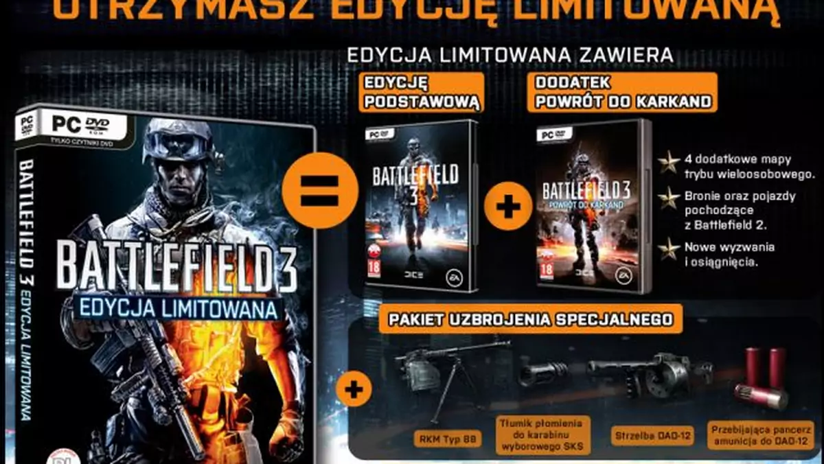 Battlefield 3 bije rekordy przedsprzedaży w Polsce