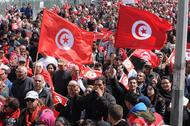 Tunezja Tunis protest przeciwko terroryzmowi