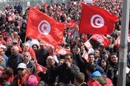 Tunezja Tunis protest przeciwko terroryzmowi