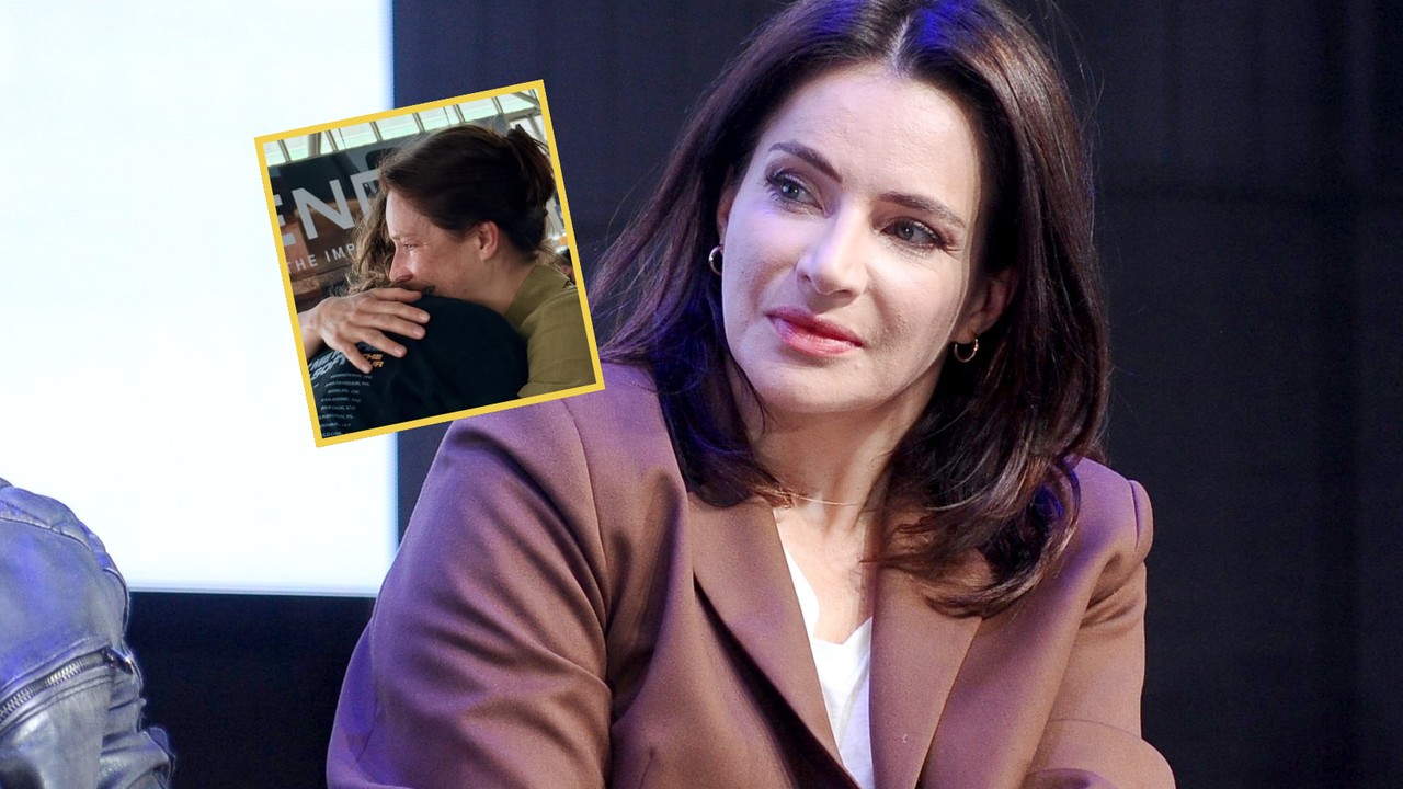 Córka Anny Dereszowskiej wyleciała z Polski. Aktorka nie kryła łez na lotnisku