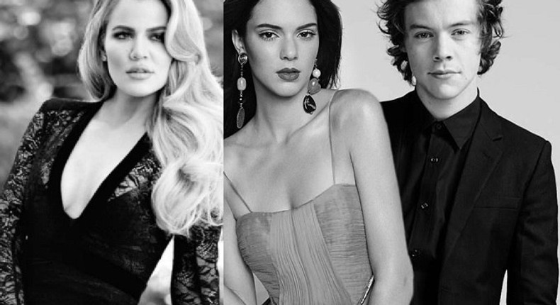 Khloe Kardashian, Kendall Jenner, Harry Styles