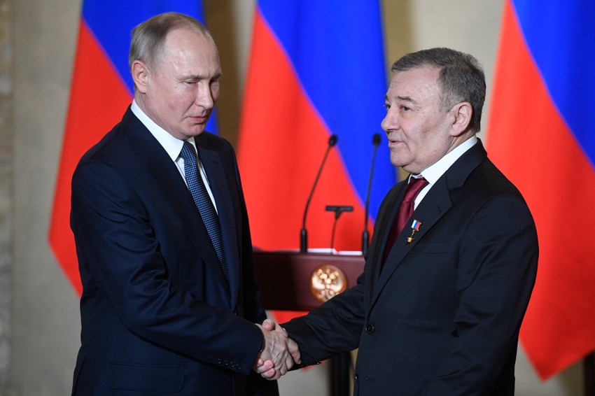 Vladimir Putin i Arkadij Rotenberg 