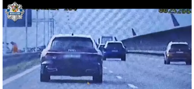 Jechała "na zderzaku" z prędkością 173 km na godz. O krok od tragedii na A8 [WIDEO]