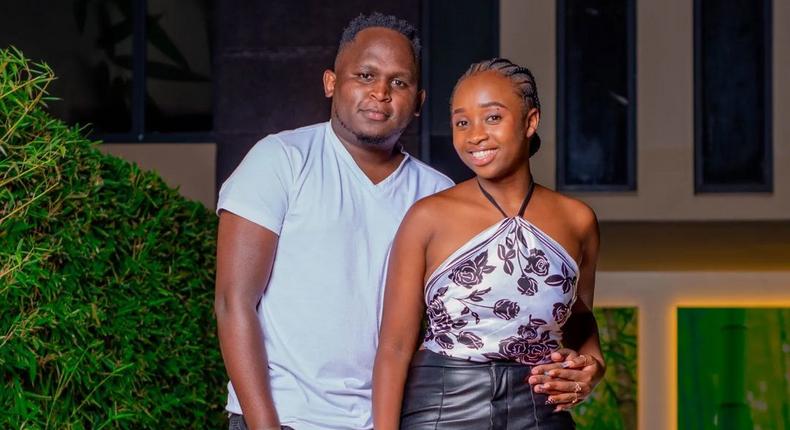 Commentator 254 and his girlfriend Moureen Ngigi