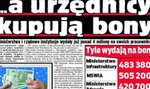 Urzędnicy kupują bony