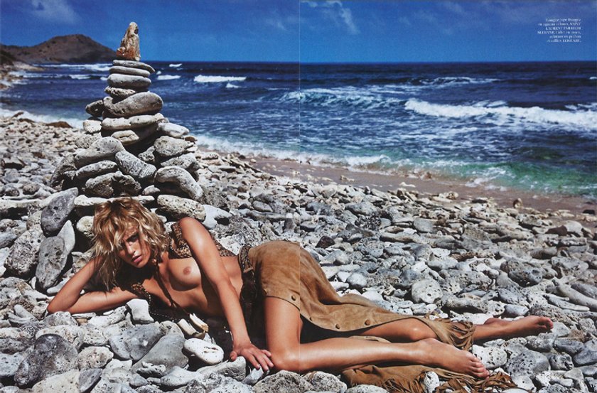 Anja Rubik w Vogue Paris