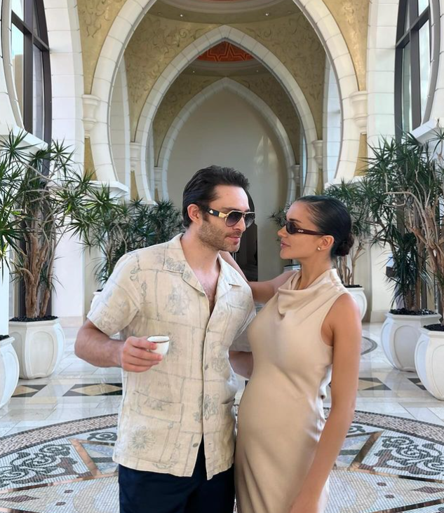 Ed Westwick a jeho manželka Amy.