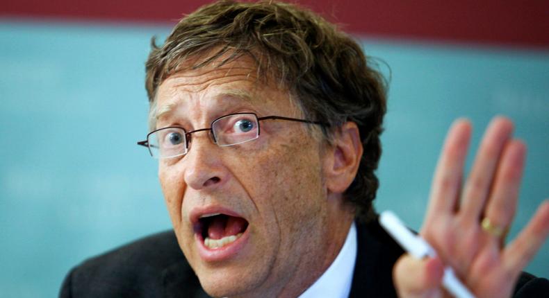 Bill Gates says he's surprised to be a target of conspiracy theorists [Afolabi Sotunde/Reuters]