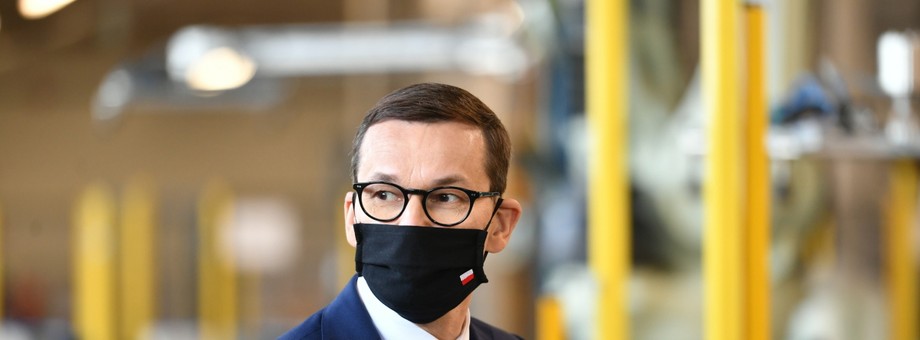 Skawina, 18.05.2021. Szef rządu premier Mateusz Morawiecki promuje program Polski Ład