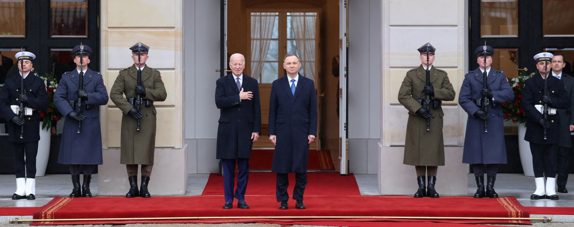 Warszawa Wizyta prezydenta USA Joe Bidena w Polsce.