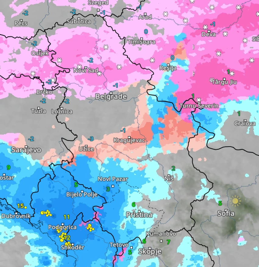 Vreme u Srbiji u 7 ujutru