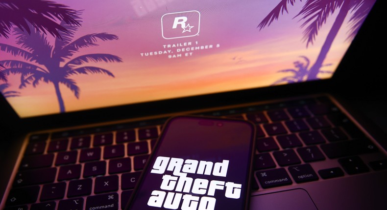 The trailer announcement for Rockstar's GTA 6.NurPhoto/Getty Images