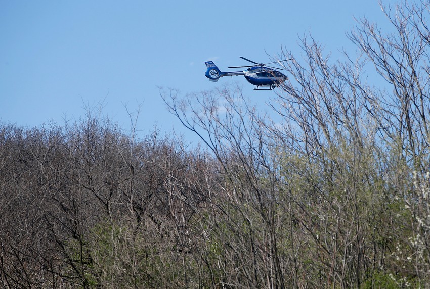 Helikopter iznad šume kod pojate gde je devojčica poslednji put viđena
