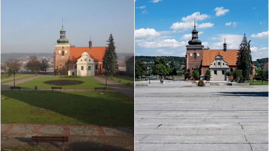 Stary Rynek we Włocławku przed i po rewitalizacji