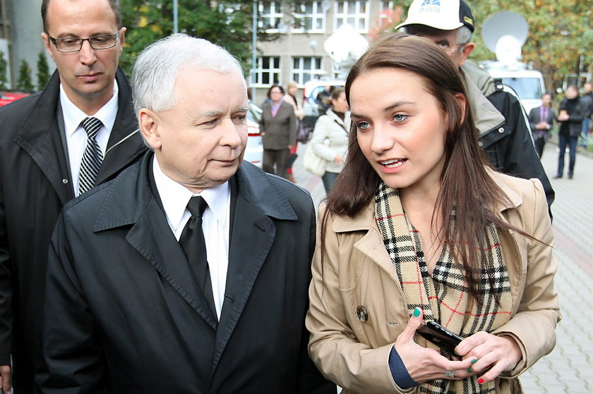 Kaczyński i jego aniołek