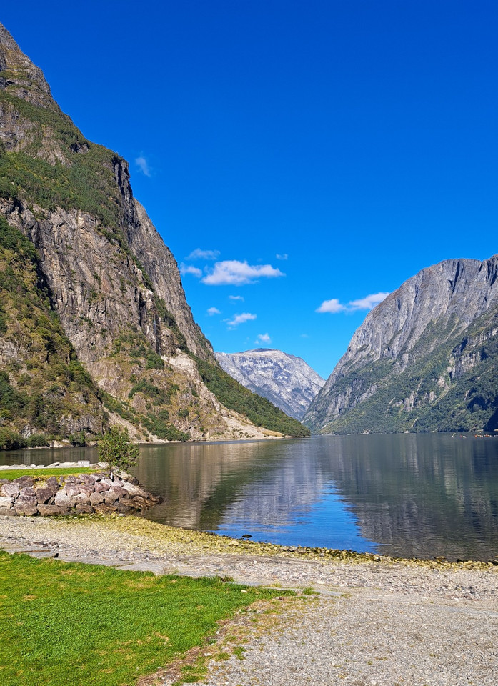 Rejs po Aurlandsjorden i Nærøyfjorden