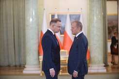Tusk o nowej posadzie Dudy. 'Źli ludzie wmanewrowali'