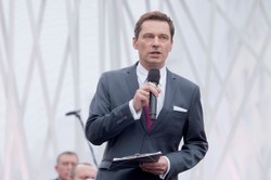 Krzysztof Ziemiec maluje ściany w Dublinie. "Jestem na robocie" [FOTO]